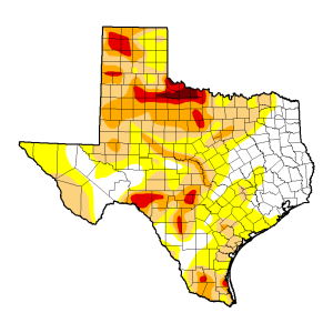 Drought map as of Dec 3